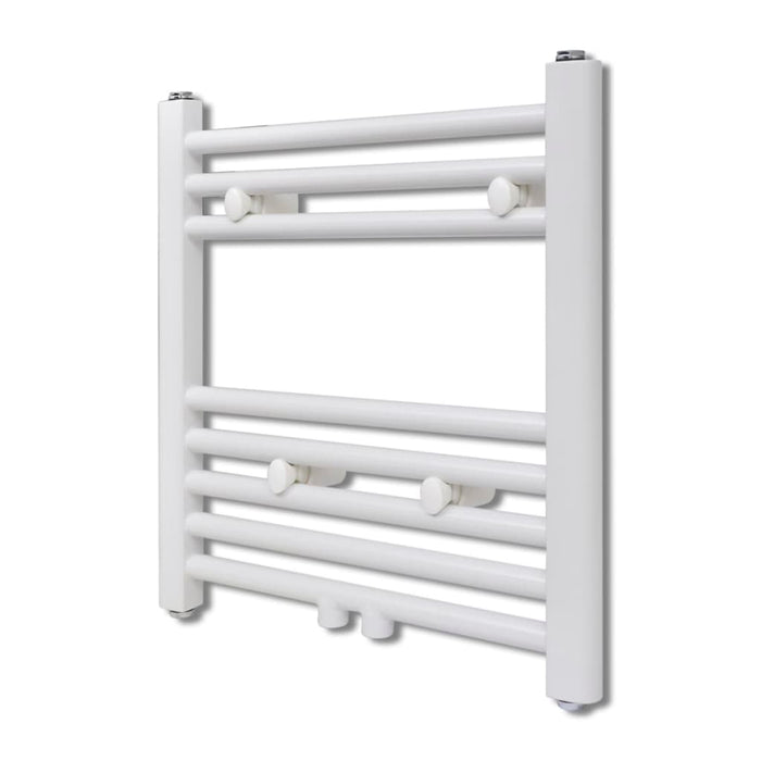 Bathroom Central Heating Towel Rail Radiator Straight 480 x 480 mm