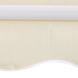 Awning Top Sunshade Canvas Cream 3x2.5m (Frame Not Included)