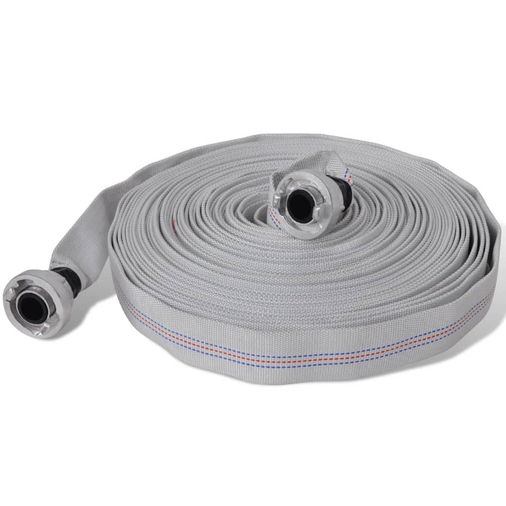 vidaXL Fire Hose Flat Hose 30 m with D-Storz Couplings 1 Inch