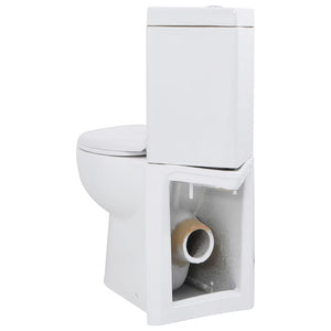 WC Ceramic Toilet Bathroom Corner Toilet White