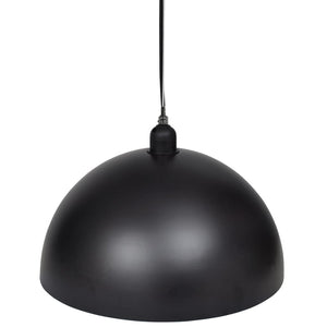 vidaXL Ceiling Lamp 2 pcs Height-adjustable Semi-spherical Black