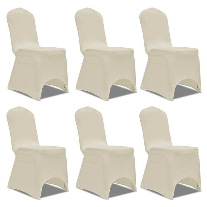 Chair Cover Stretch Cream 6 pcs