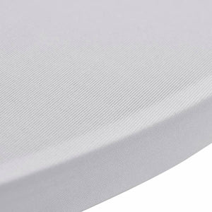 Standing Table Cover Ø 60cm White Stretch 2 pcs