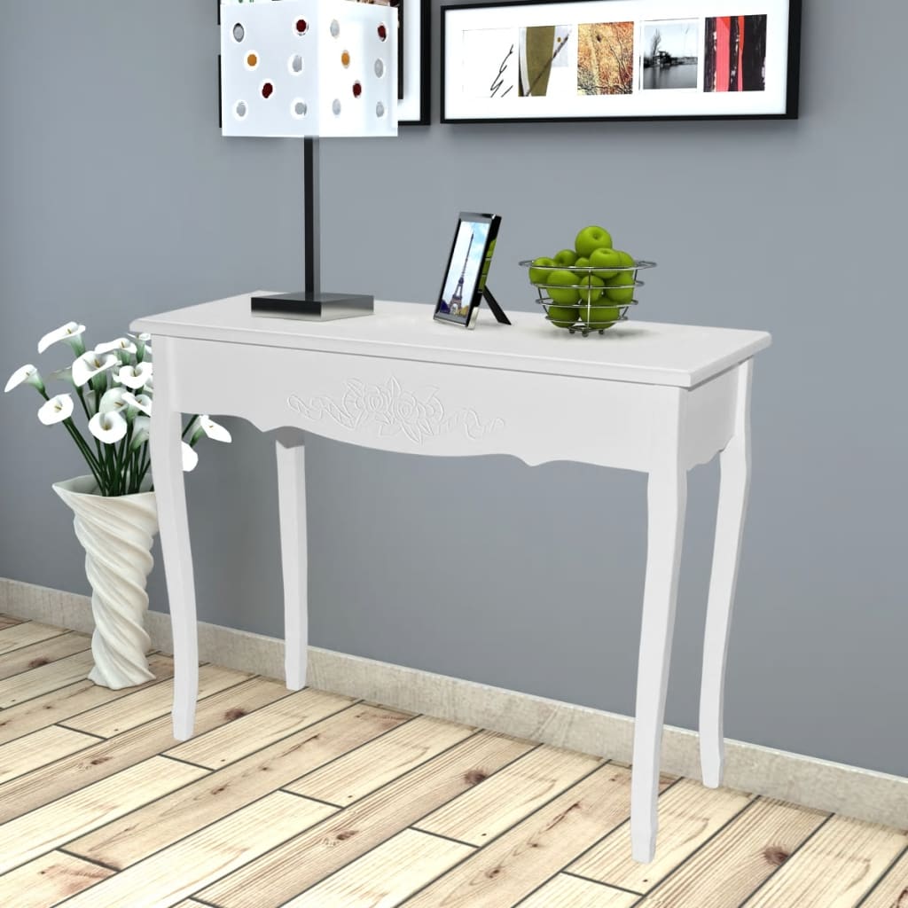 vidaXL Dressing Console Table White