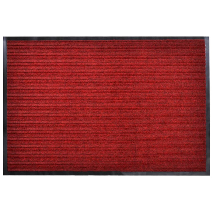 Red PVC Door Mat 90 x 120 cm