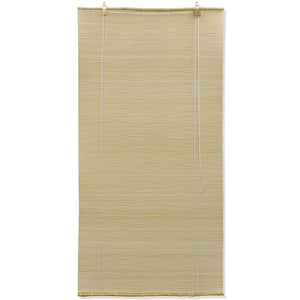 vidaXL Natural Bamboo Roller Blinds 80 x 160 cm