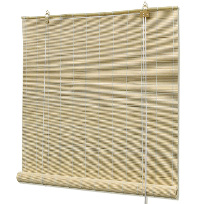 vidaXL Natural Bamboo Roller Blinds 120 x 160 cm