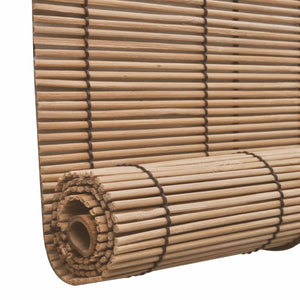 vidaXL Brown Bamboo Roller Blinds 120 x 160 cm