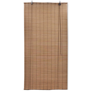 vidaXL Brown Bamboo Roller Blinds 150 x 220 cm