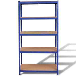 Storage Shelf Blue 2 pcs