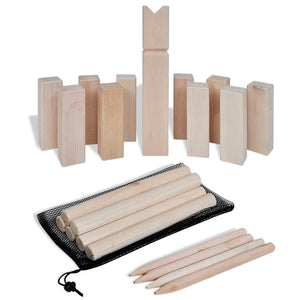 Wooden Kubb Game Set