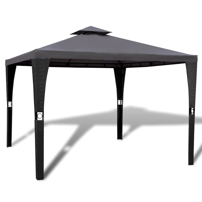 vidaXL Gazebo with Roof 3x3 m Dark Grey