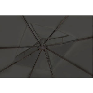 vidaXL Gazebo with Roof 3x3 m Dark Grey