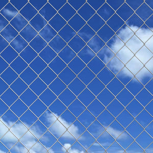 vidaXL Chain Link Fence Galvanised Steel 25x1.5 m Silver