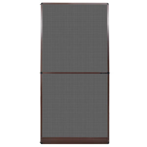 Brown Hinged Insect Screen for Doors 120 x 240 cm