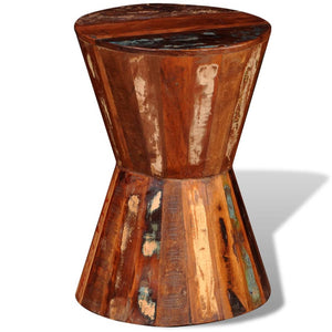 vidaXL Stool Solid Reclaimed Wood