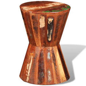 vidaXL Stool Solid Reclaimed Wood