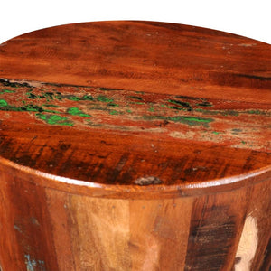 vidaXL Stool Solid Reclaimed Wood