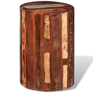 vidaXL Stool Solid Reclaimed Wood