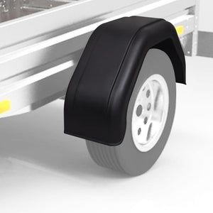 2x Mudguard for Trailer Wheels 200 x 680 mm