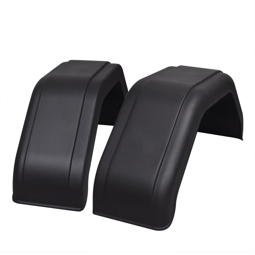 2x Mudguard for Trailer Wheels 220 x 760 mm