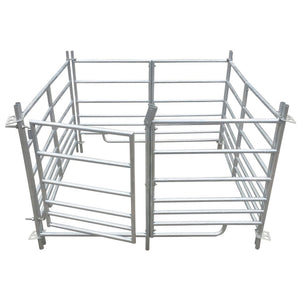 4-Panel Sheep Pen Galvanised Steel 137 x 137 x 92 cm