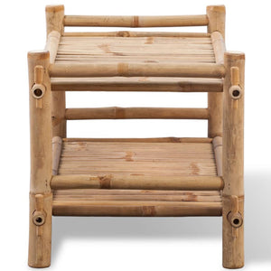 2-Tier Bamboo Shoe Rack