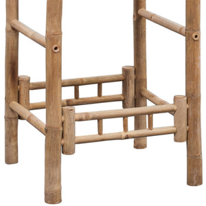 vidaXL Bar Stools 2 pcs Bamboo