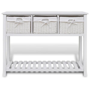 vidaXL Storage Sideboard White