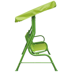 vidaXL Kids Swing Seat Green