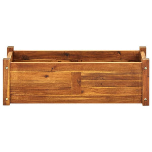 vidaXL Garden Raised Bed Acacia Wood 76x27.6x25 cm