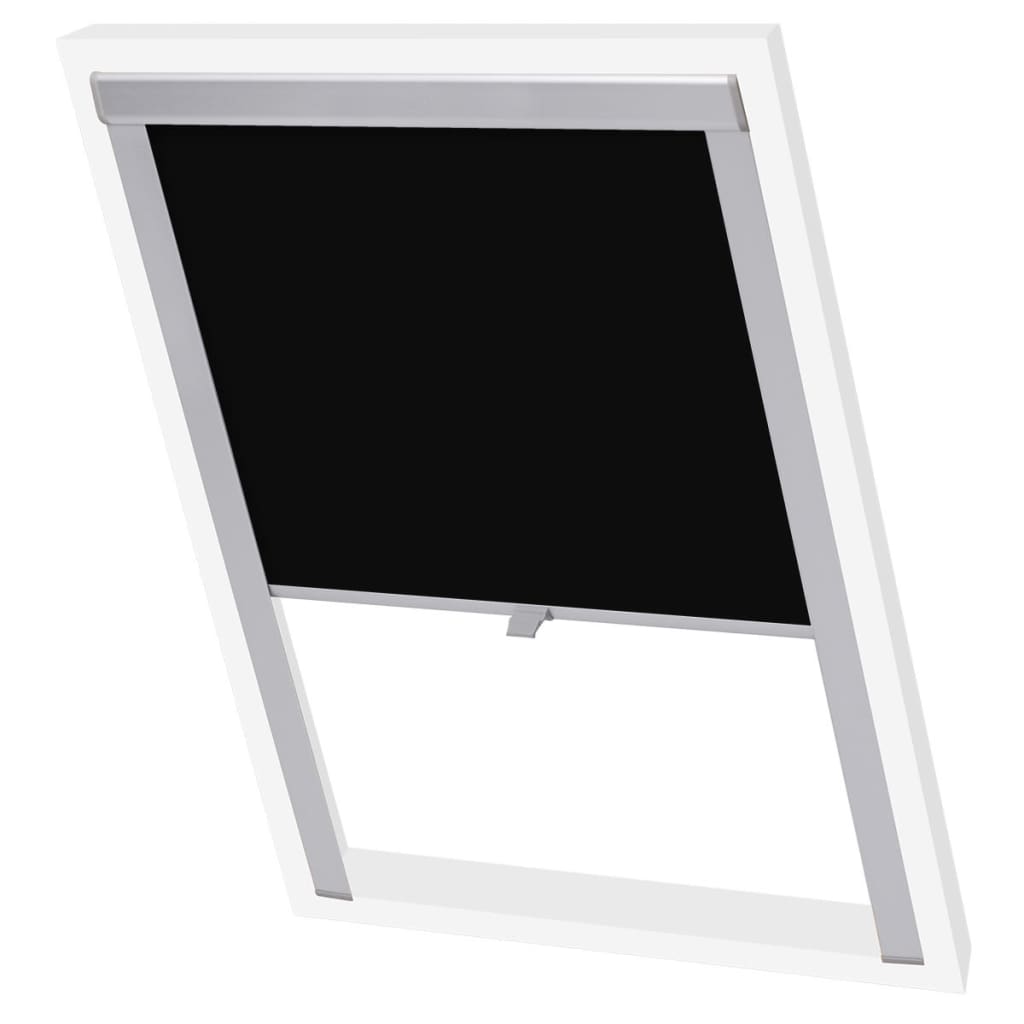 vidaXL Blackout Roller Blinds Black 104