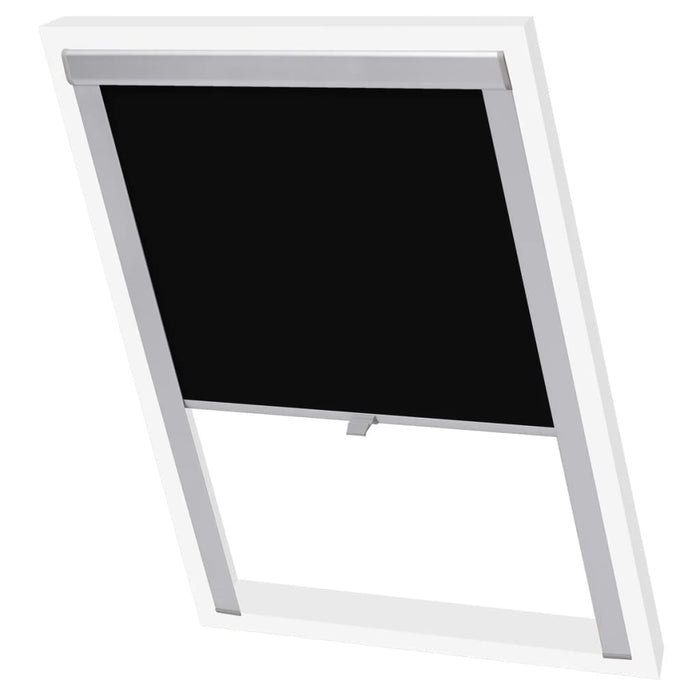 vidaXL Blackout Roller Blinds Black C02