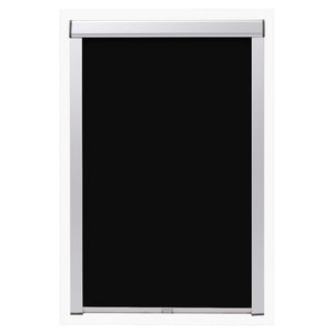 vidaXL Blackout Roller Blinds Black C02