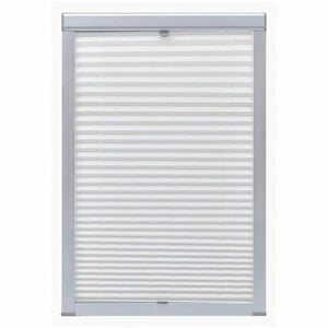 vidaXL Pleated Blinds White F06