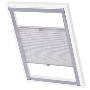 vidaXL Pleated Blinds White M08/308