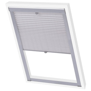 vidaXL Pleated Blinds White M08/308