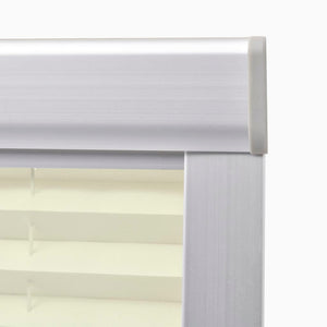 vidaXL Pleated Blinds Cream F06