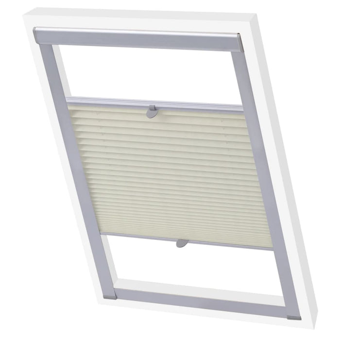 vidaXL Pleated Blinds Cream U08/808