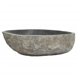 vidaXL Basin River Stone Oval 45-53 cm