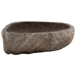 vidaXL Basin River Stone Oval 45-53 cm