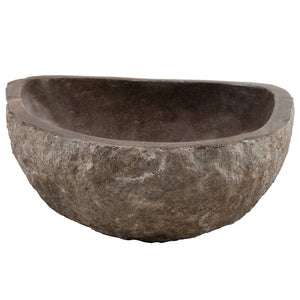 vidaXL Basin River Stone Oval 45-53 cm