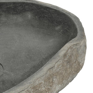 vidaXL Basin River Stone Oval 45-53 cm