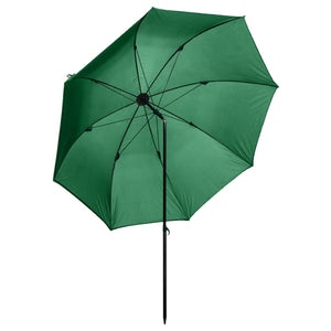 vidaXL Fishing Umbrella Green 240x210 cm