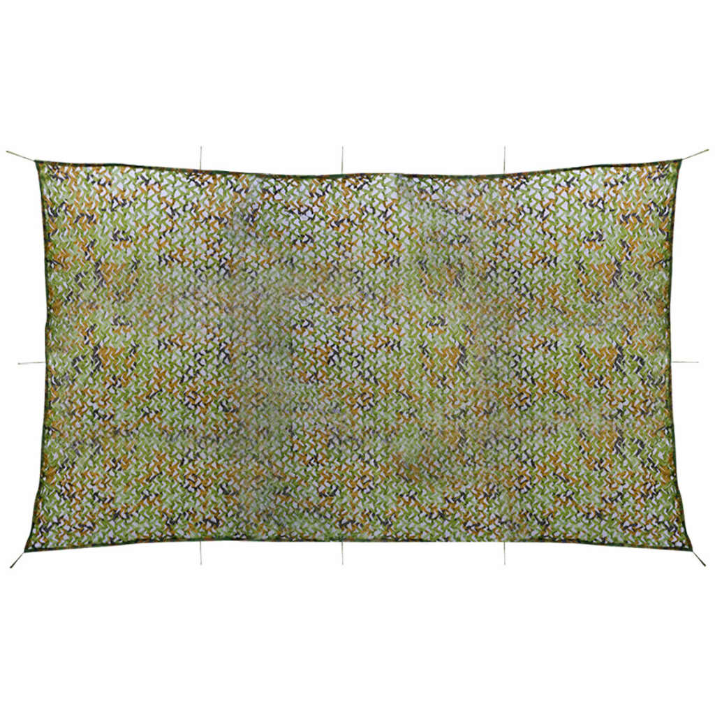 vidaXL Camouflage Net with Storage Bag 3x5 m