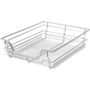 vidaXL Pull-Out Wire Baskets 2 pcs Silver 500 mm