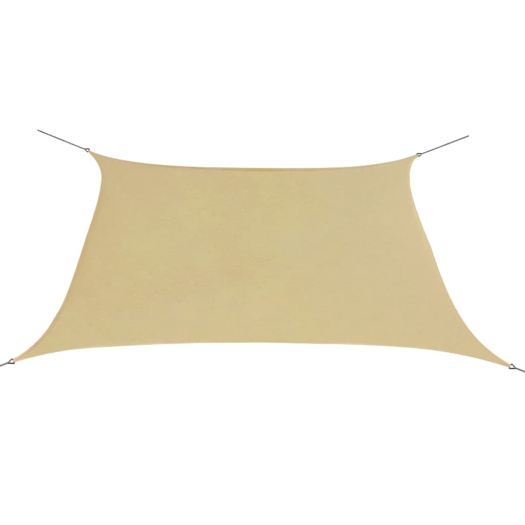 vidaXL Sunshade Sail Oxford Fabric Square 3.6x3.6 m Beige