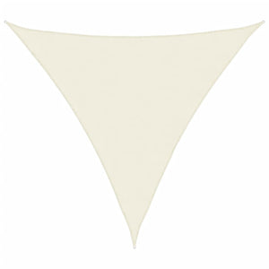 vidaXL Sunshade Sail Oxford Fabric Triangular 5x5x5 m Cream