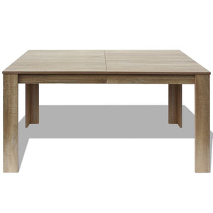 vidaXL Dining Table 140x80x75 cm Oak