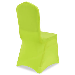 vidaXL Stretch Chair Cover 6 pcs Green